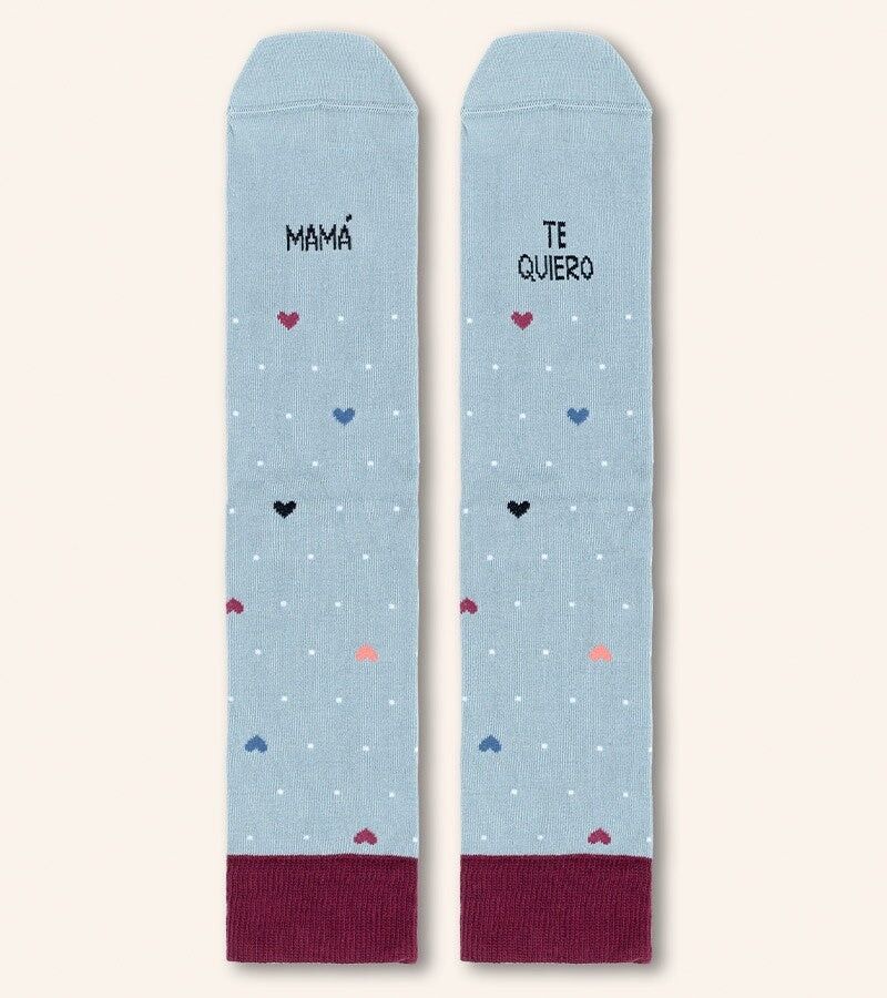 Chaussettes "Maman, je t'aime" Coeurs