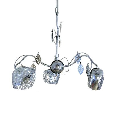 Demnate metal and acrylic chandelier