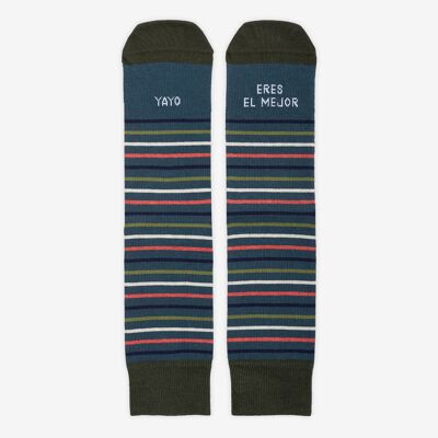 "Yayo, you're the best" socks