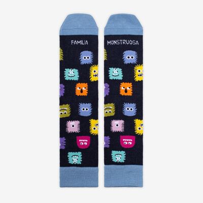 Chaussettes « Famille de monstres »