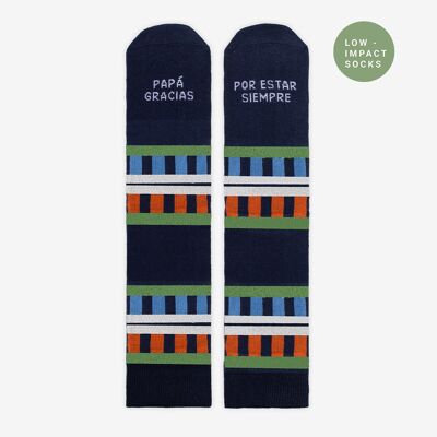 Chaussettes « Papa, merci d'être toujours là » - faible impact