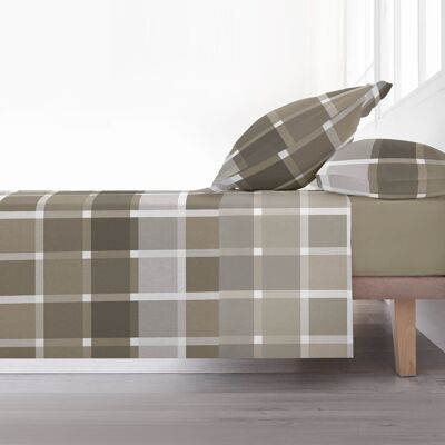 Sutton Brown 100% Cotton Sheet Set