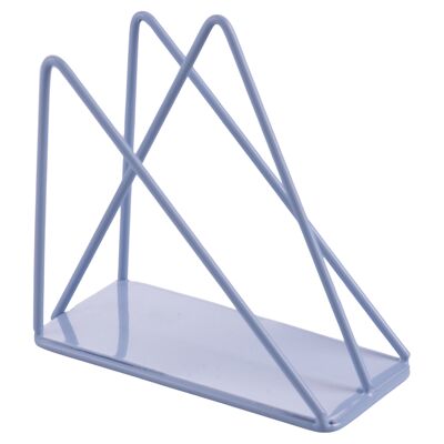 Vertical iron napkin holder, indigo color, 4 Tones