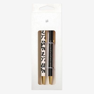 "Noire" pen set