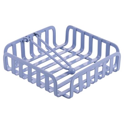 Square iron napkin holder, indigo color, 4 Tones