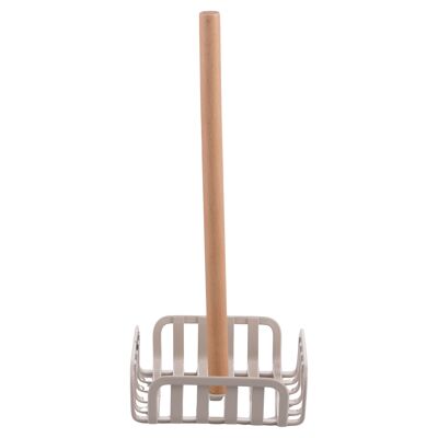 Iron roll holder, sand color, 4 Tones