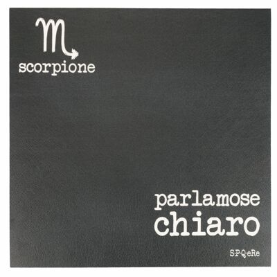 Mantel individual cuadrado del zodiaco 37x37cm, negro, S.p.Q.eKing Scorpion
<br>