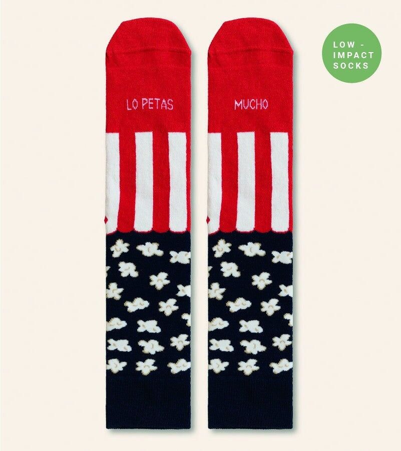 Chaussettes Popcorn "Lo petas mucho" - impact faible