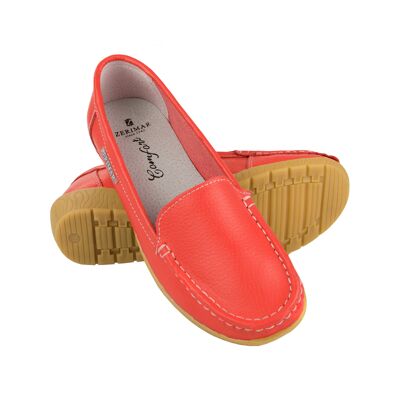 Mocasines de piel para mujer Zerimar - Zapatos de vestir cómodos