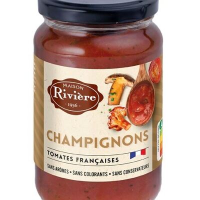 Champiñones en salsa de tomate