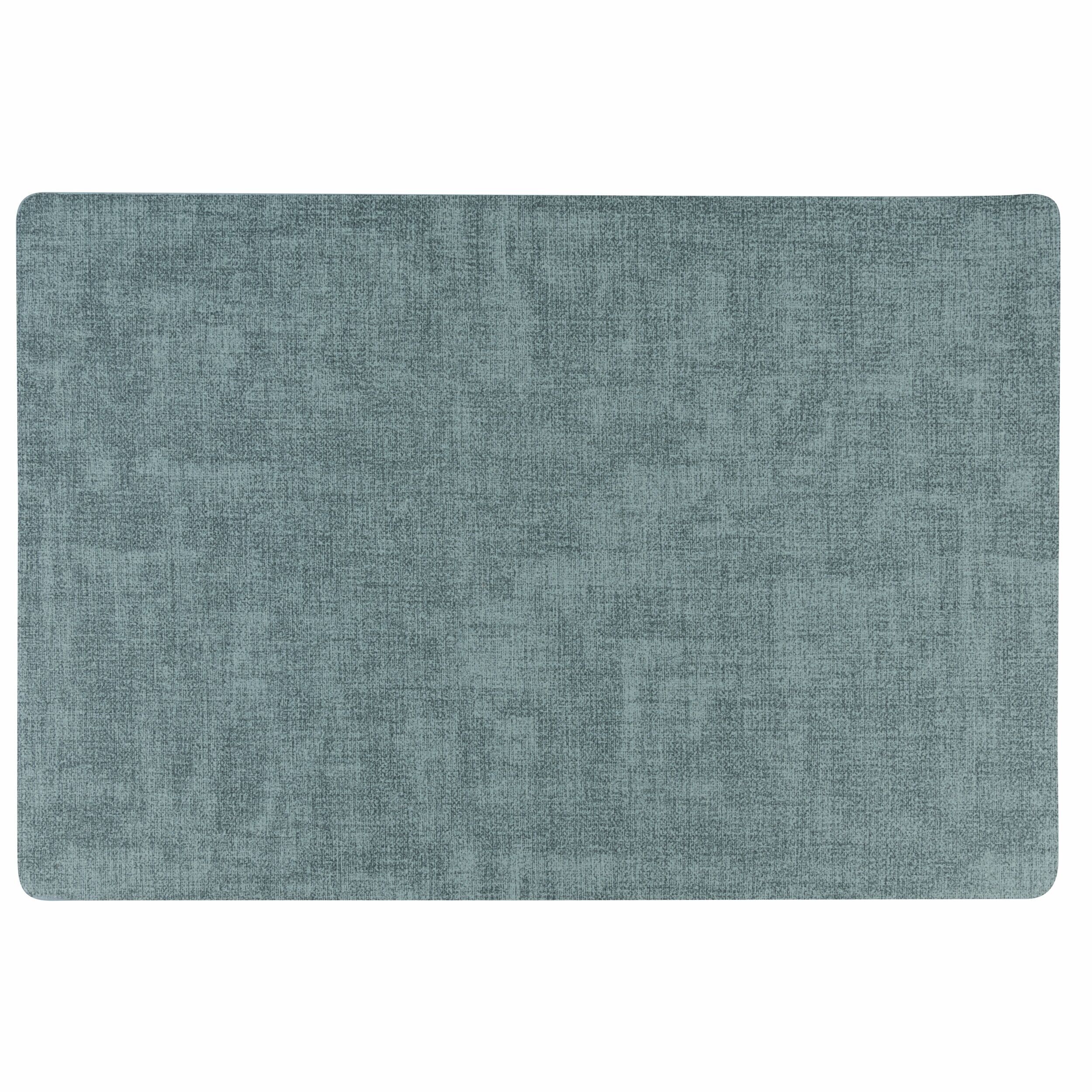Tischset 45x30cm, aus PVC, Soft Touch, staubblau