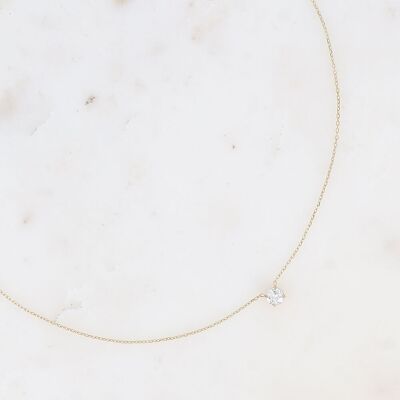 Collier - cristal rond