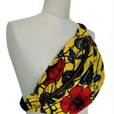 Hibiscus wax fanny pack