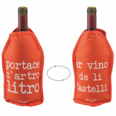 Double-sided thermal wine cooler, rust, S.P.Q.eRe