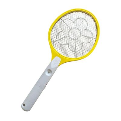 Raqueta eléctrica para mosquitos a pilas, tamaño XL, 48 cm, rejilla de alto voltaje para insectos