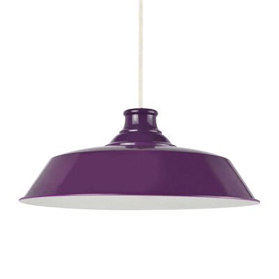 Darcone Metal Pendant - Purple