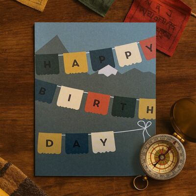 Happy Birthday greeting card