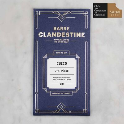 Dark chocolate bar, Cuzco 71% - Limited series
