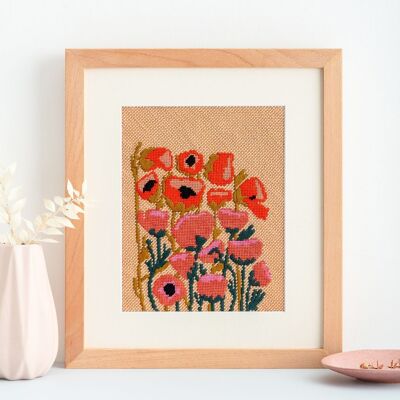 Kit punto croce Poppy Blobs