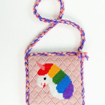 Rainbow Unicorn - Needlepoint Kit for Kids