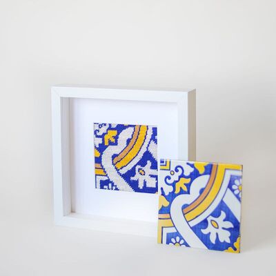 Kit de broderie de carreaux portugais : Cedofeita