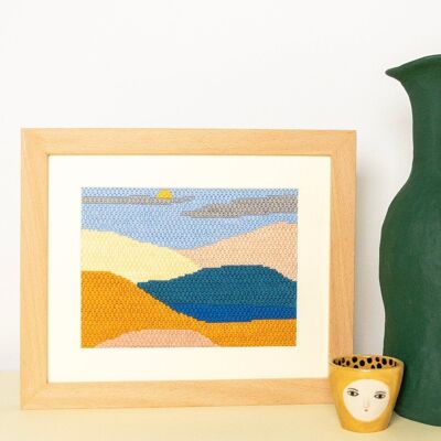 Kit per principianti Peaceful Mountains Needlepoint