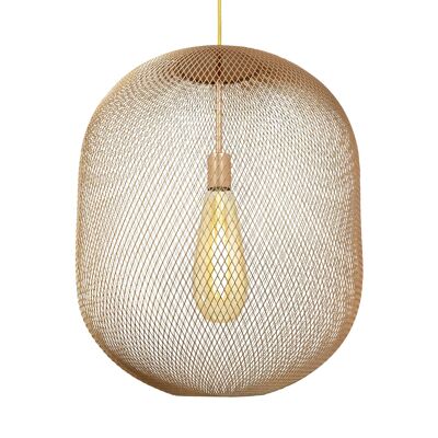 Averline Mesh Metal Pendant - Large - Copper