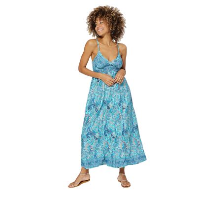 ROBE ETE LONGUE SANS MANCHES MAXIPA3061A
