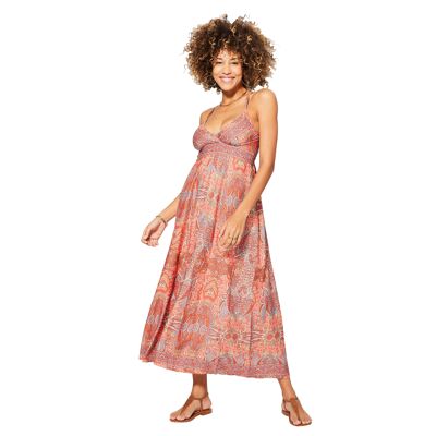 ROBE ETE LONGUE SANS MANCHES MAXIPA3061C