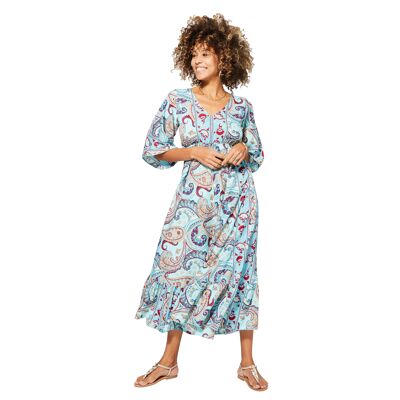 ROBE ETE LONGUE MANCHES 3/4 MAXIPA3083B