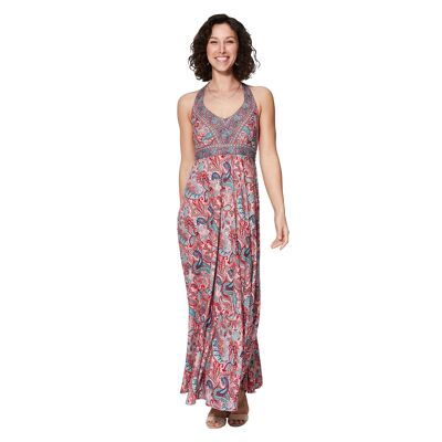 MAXIPA4003E LONG SLEEVELESS SUMMER DRESS