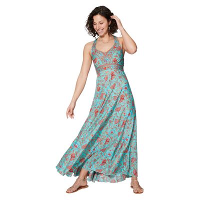 MAXIPA4003O LONG SLEEVELESS SUMMER DRESS