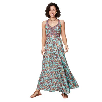 MAXIPA4003ZF LONG SLEEVELESS SUMMER DRESS