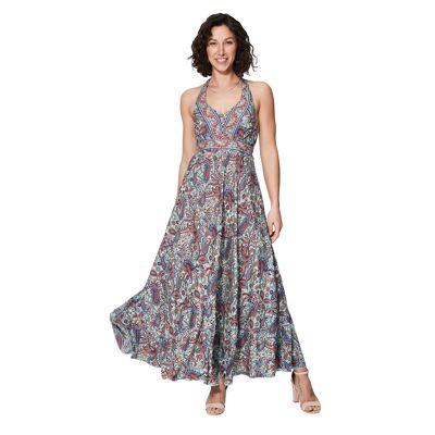 MAXIPA4003ZP LONG SLEEVELESS SUMMER DRESS