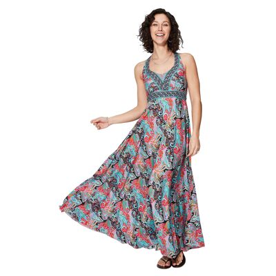 MAXIPA4003ZK LONG SLEEVELESS SUMMER DRESS