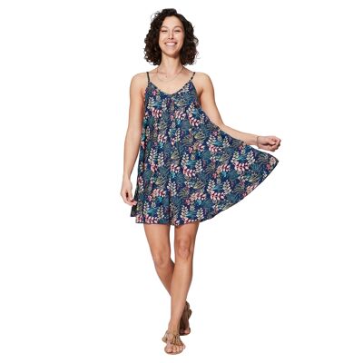 SHORT SUMMER DRESS WITH SHORT SLEEVES RLIP4000I
