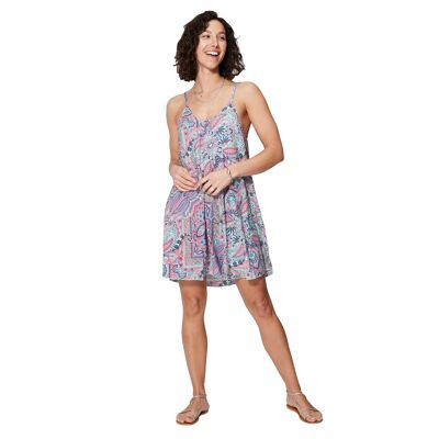 SHORT SUMMER DRESS WITH SHORT SLEEVES RLIP4000J