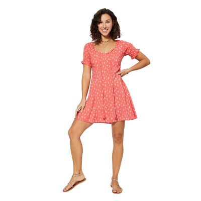 SHORT SUMMER DRESS WITH SHORT SLEEVES RLIPV0015D