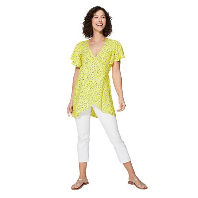 SHORT SUMMER DRESS WITH SHORT SLEEVES RLIPV0020A