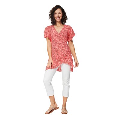 SHORT SUMMER DRESS WITH SHORT SLEEVES RLIPV0020B