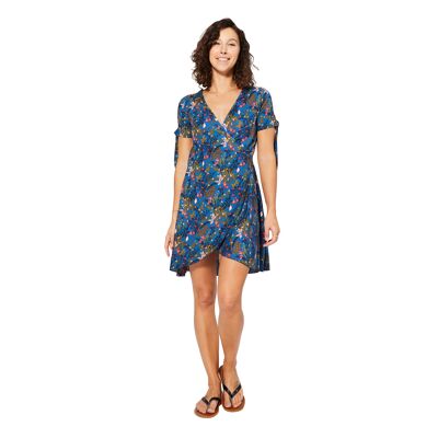 SHORT SUMMER DRESS WITH SHORT SLEEVES RLIPV0021B