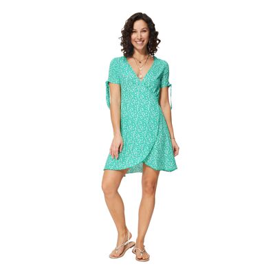 SHORT SUMMER DRESS WITH SHORT SLEEVES RLIPV0021D