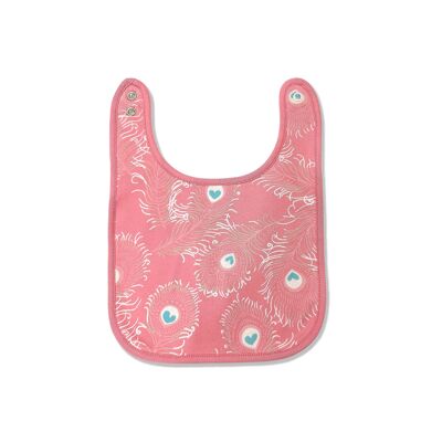Peacock Pink Bib