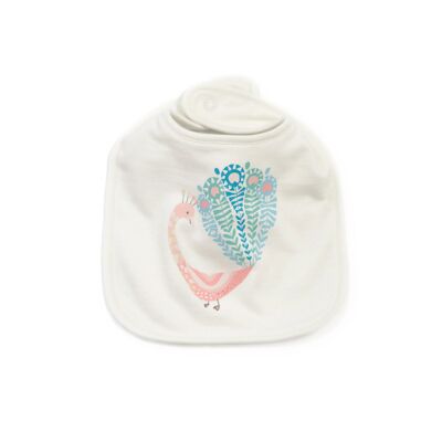 Peacock Bib