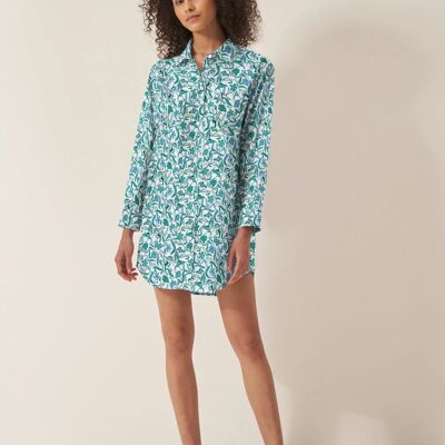 Boho Zebra Women's Organic Cotton Nightshirt