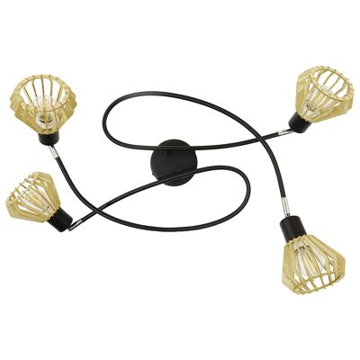 Dodence wooden ceiling light - 4 lights