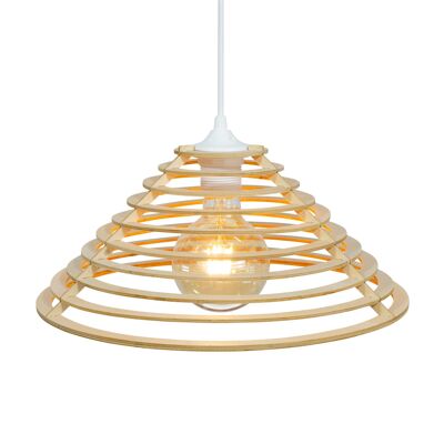 Mistone wooden hanging lamp