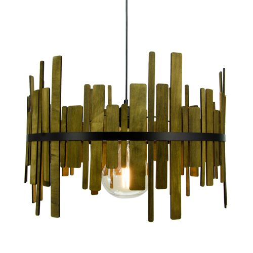 Suspension en bois exotique Amarante