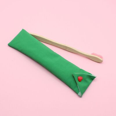 Étui de brosse à dents - vert
