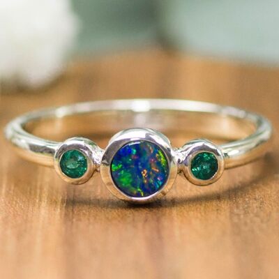 Opal Universe Ring